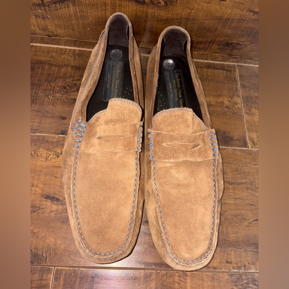 Elegant Tan Suede Loafers for Men main image 5